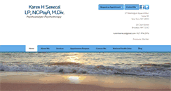 Desktop Screenshot of karensenecaltherapy.com